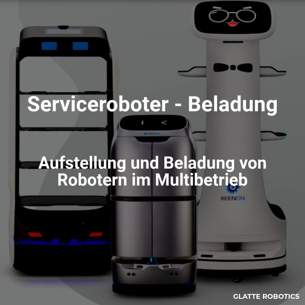 Video Titelbild mit drei Servicerobotern