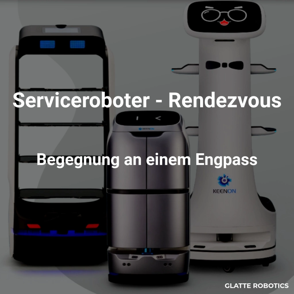 Video Titelbild mit drei Servicerobotern