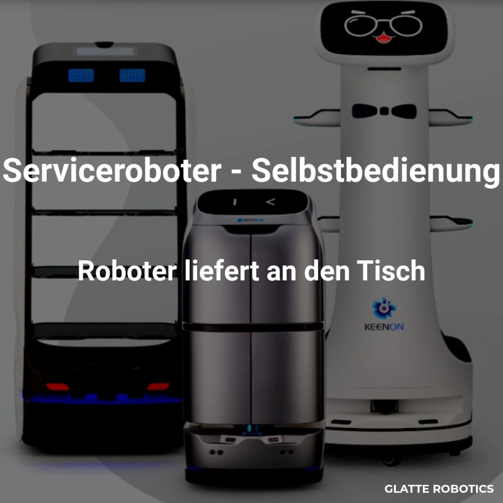 Video Titelbild mit drei Servicerobotern